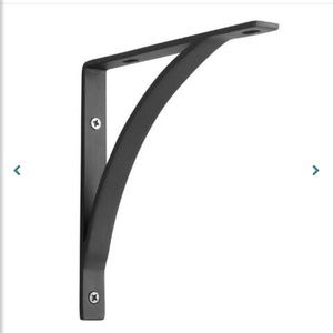 World Market Black Shelf Brackets